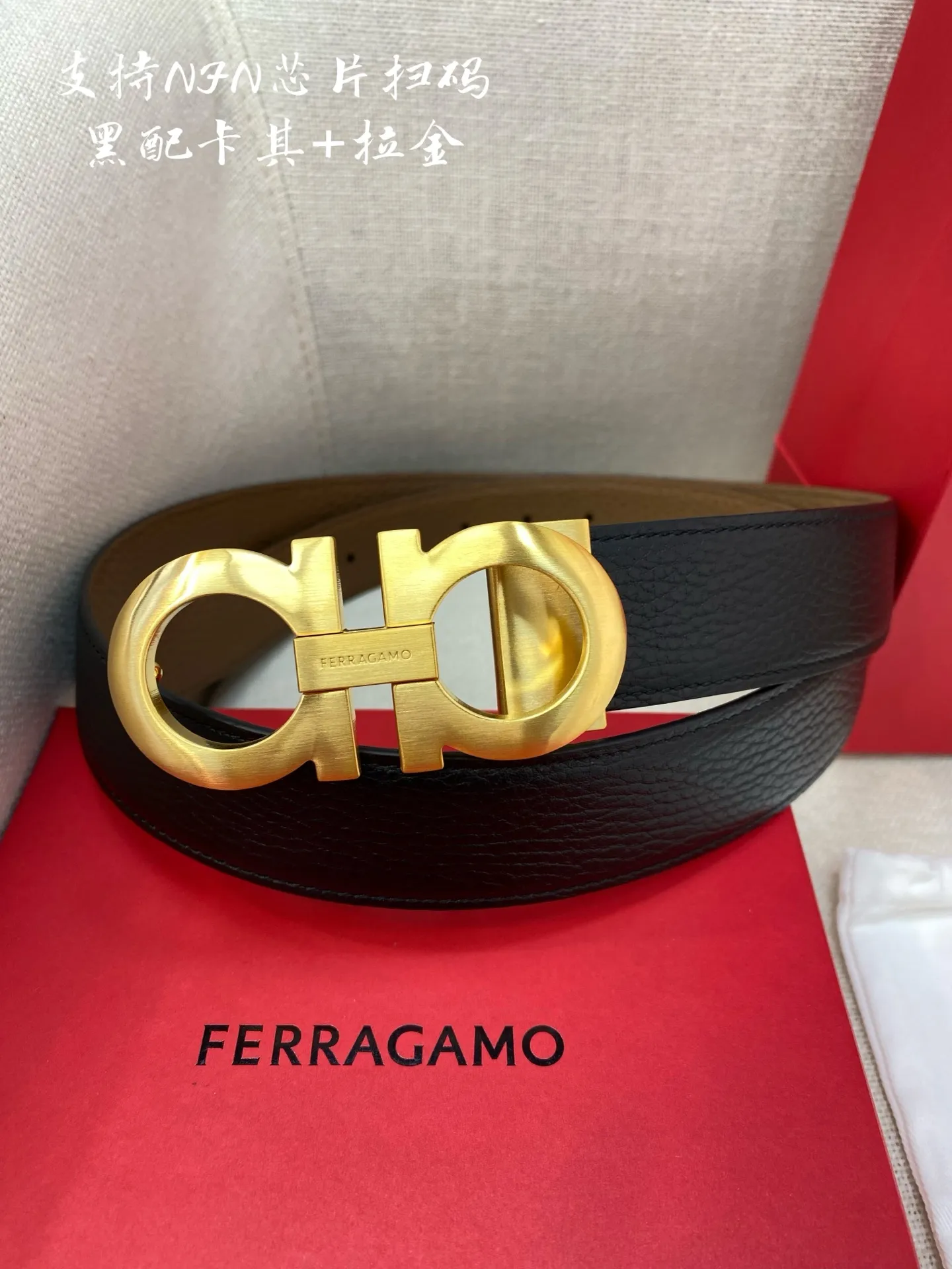 💰440💰Full package💰 💍Purchasing agent Ferragamo⚡️🌹3.5cm high-end customized men's belt Double-sided imported cowhide⚡️🌹Choose and match by yourself Genuine materials Very textured Fashionable and classic without losing style⚡️🌹Can be cut by yourself High quality
