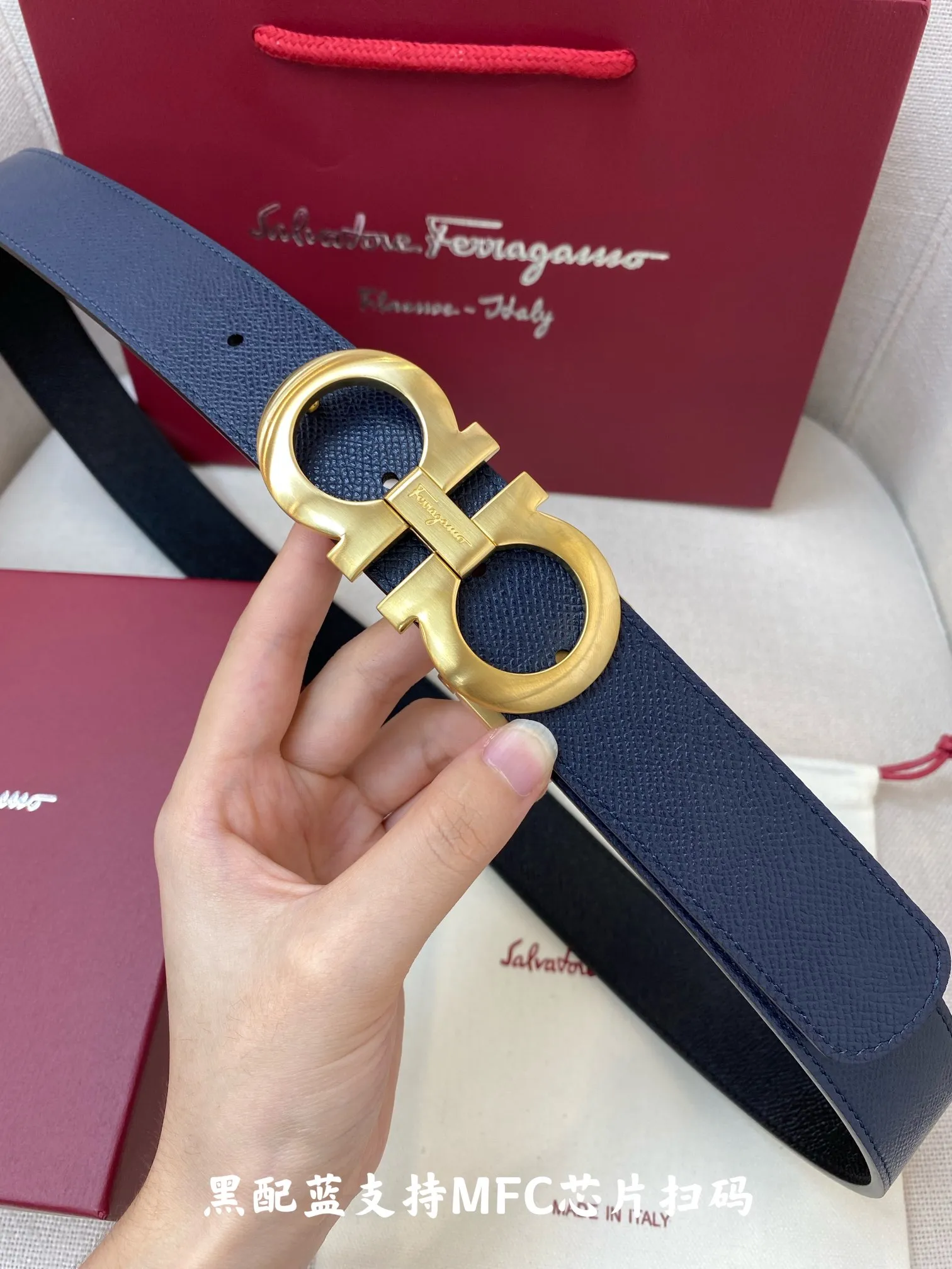 💰440💰Full package💰 💍Purchasing agent Ferragamo⚡️🌹3.5cm high-end customized men's belt, double-sided imported cowhide, you can choose to match it. Genuine material, very textured, fashionable and classic without losing style, can be cut by yourself