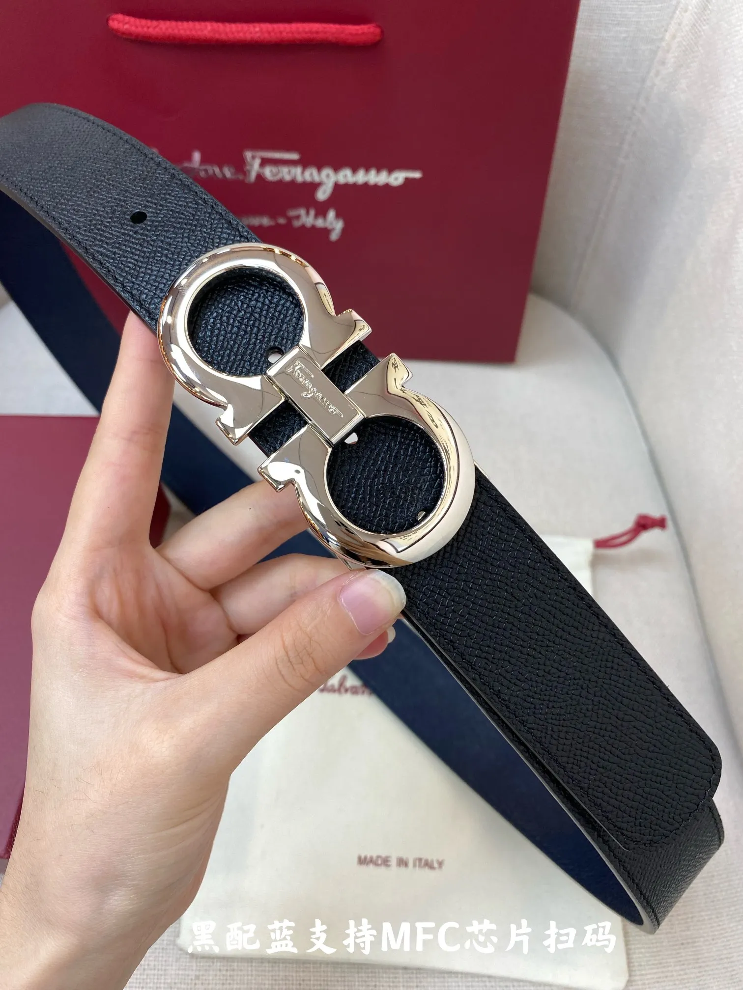 💰440💰Full package💰 💍Purchasing agent Ferragamo⚡️🌹3.5cm high-end customized men's belt, double-sided imported cowhide, you can choose to match it. Genuine material, very textured, fashionable and classic without losing style, can be cut by yourself