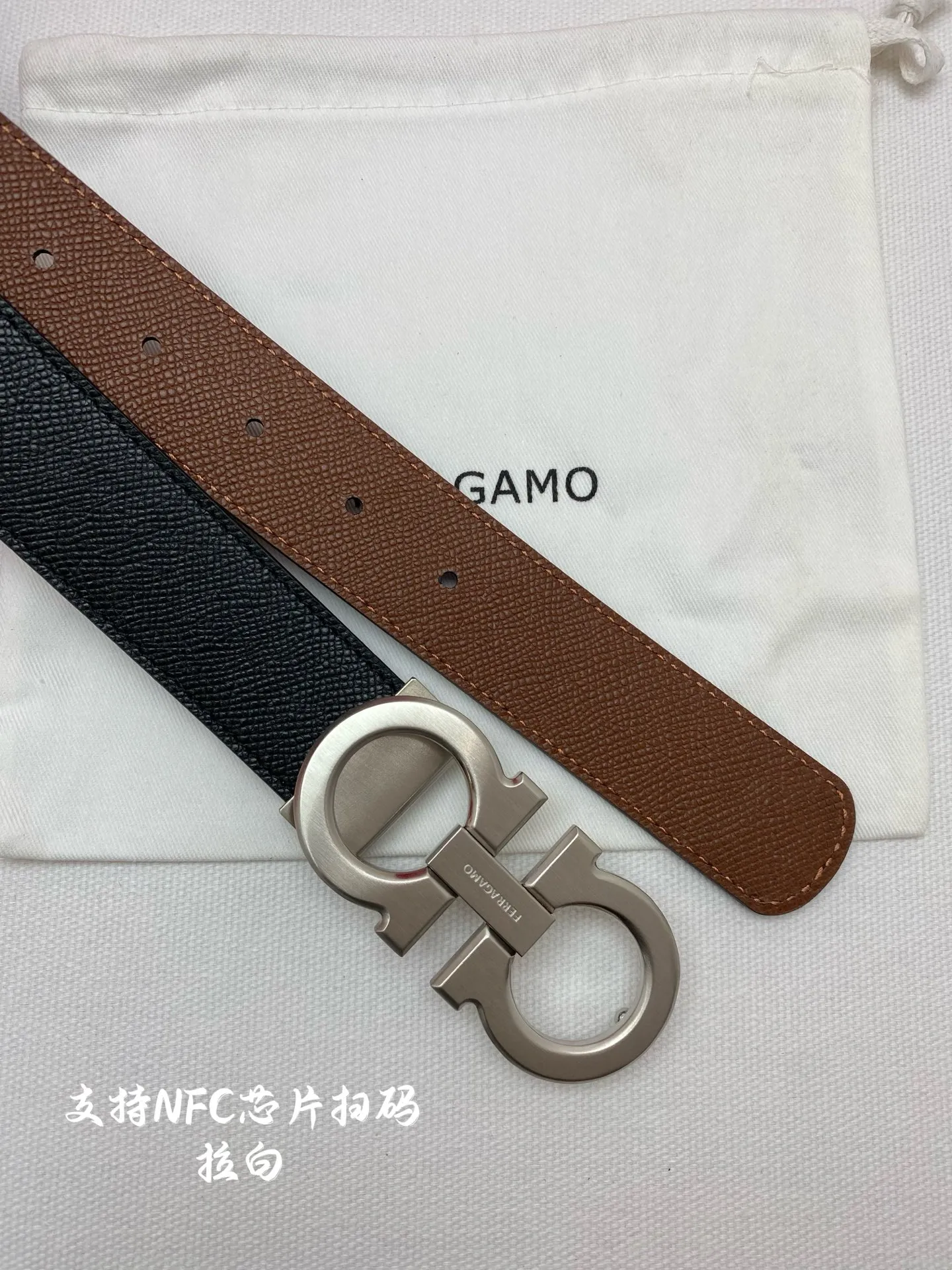 💰440💰Full package💰 💍Purchasing agent Ferragamo⚡️🌹3.5cm high-end customized men's belt Double-sided imported cowhide⚡️🌹Choose and match by yourself Genuine materials Very textured Fashionable and classic without losing style You can cut it by yourself!