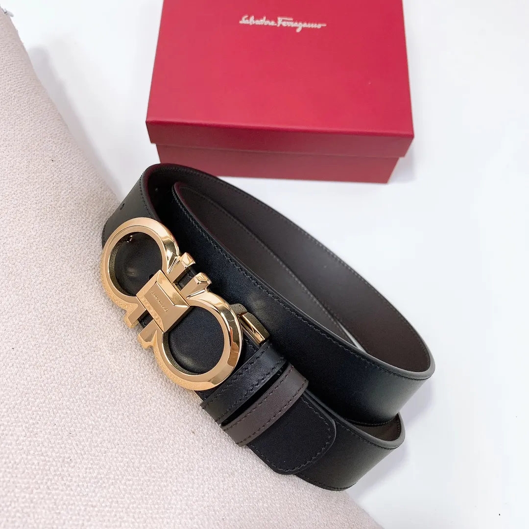 💰440💰Full set of packaging💰 💍Purchase grade Ferragamo 3.5cm original leather. Precision brass hardware upgraded version nfc chip, genuine factory IP plating! Original match