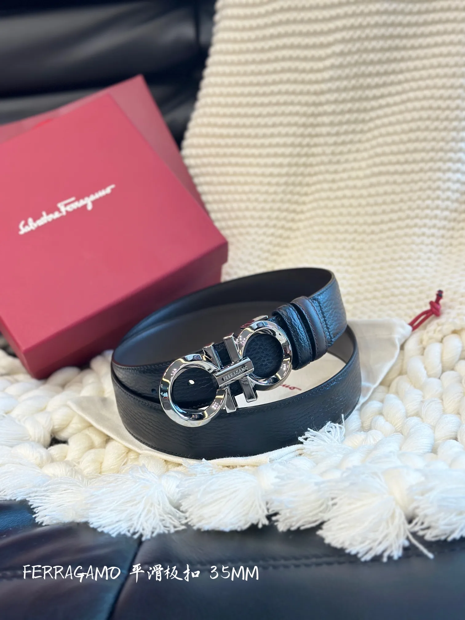 💰480💰Full package💰 💍Purchasing-grade FERRAGAMO⚡️🌹Smooth buckle belt 35MM wide⚡️🌹Double-sided imported first-layer cowhide, comfortable to the touch⚡️🌹Free cutting design