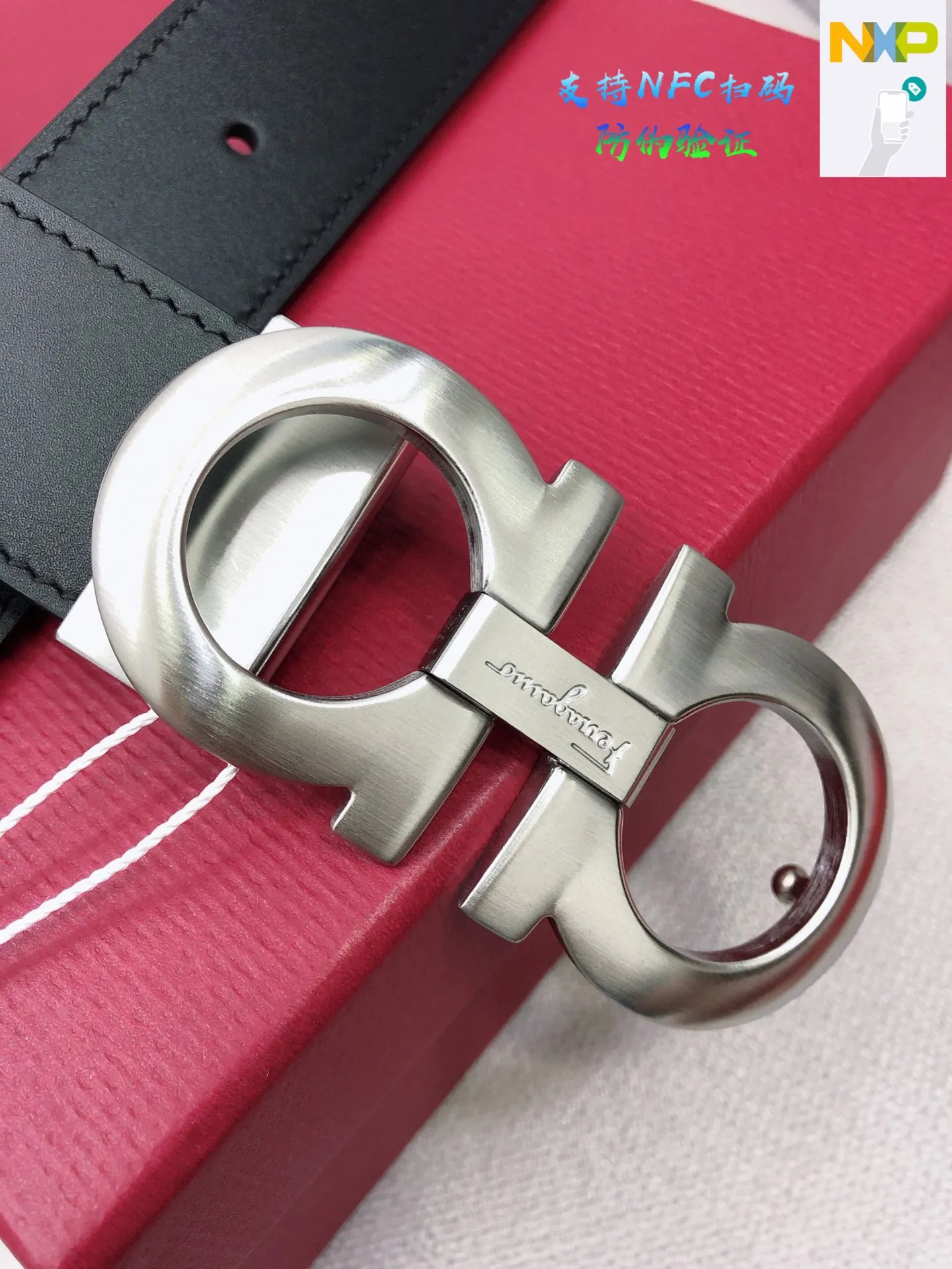 💰440💰Full set of packaging💰 💍Purchase level Ferragamo official website is updated simultaneously, special channel genuine factory OEM, supports NFC scan code verification. Business fashion and versatile, width 3.5cm