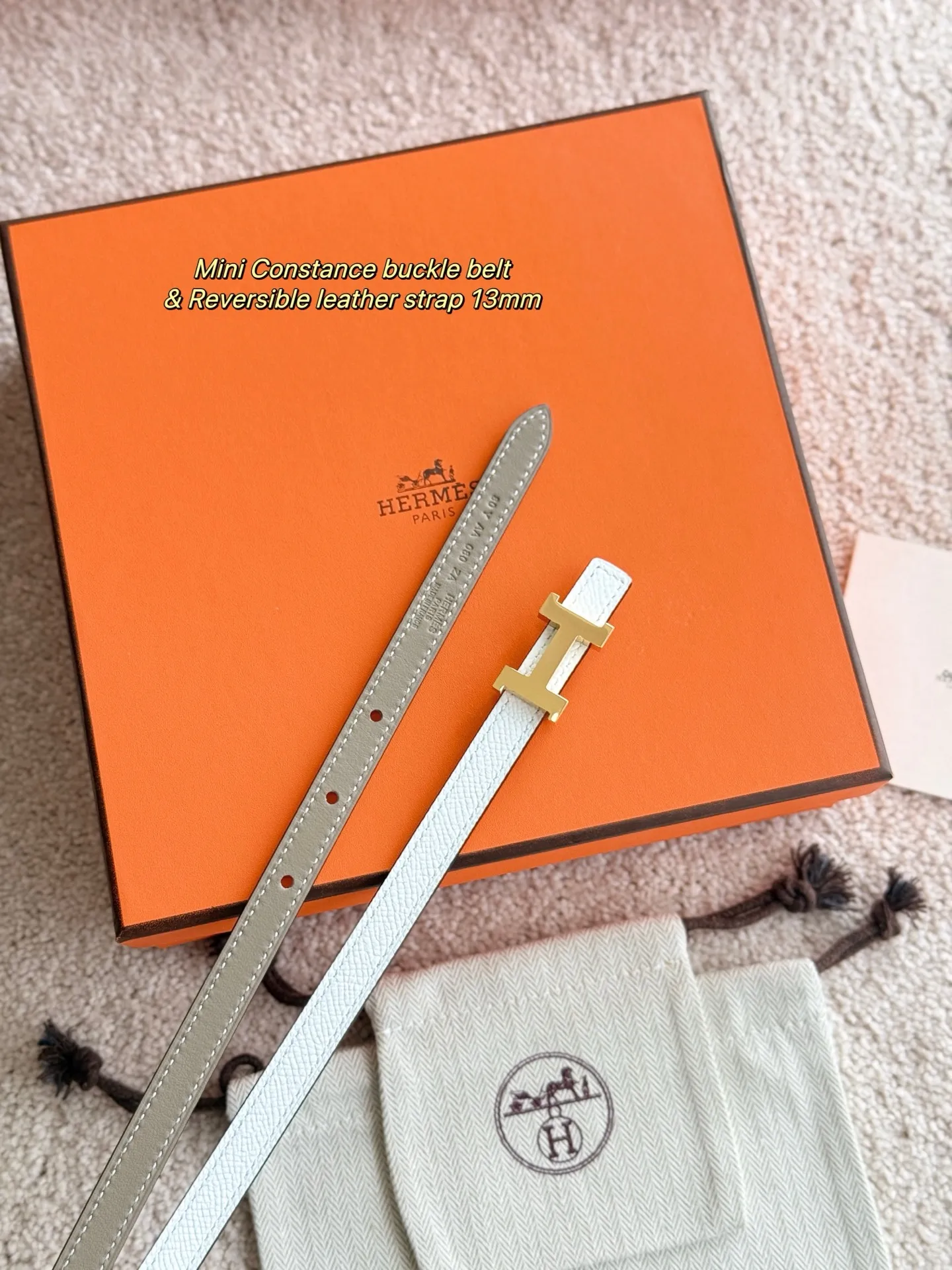 💰420💰Full package💰 💍Purchase level Hermès boutique Mini Constance Premium stainless steel hardware with steel stamp and imported Epsom leather Width 13MM Hermes women's belt is highly praised for its exquisite craftsmanship, high-quality materials and classic design. It is the top choice for women's belts. It is simple and elegant. The product has a delicate feel. It is not only a practical accessory, but also adds highlights to the overall look.