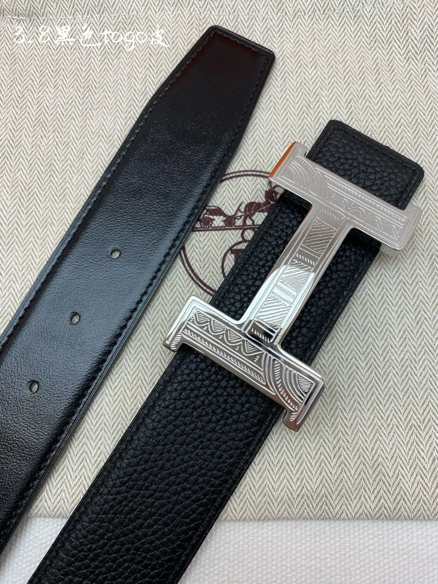 💰480💰Full set of packaging💰 💍Purchase level Hermes-H⚡️🌹BELT BUCKLE & REVERSIBLE LEATHER STRAP 76mm Hermes counter synchronization Imported epsom double-sided calfskin Stainless steel boutique hardware Double-sided available