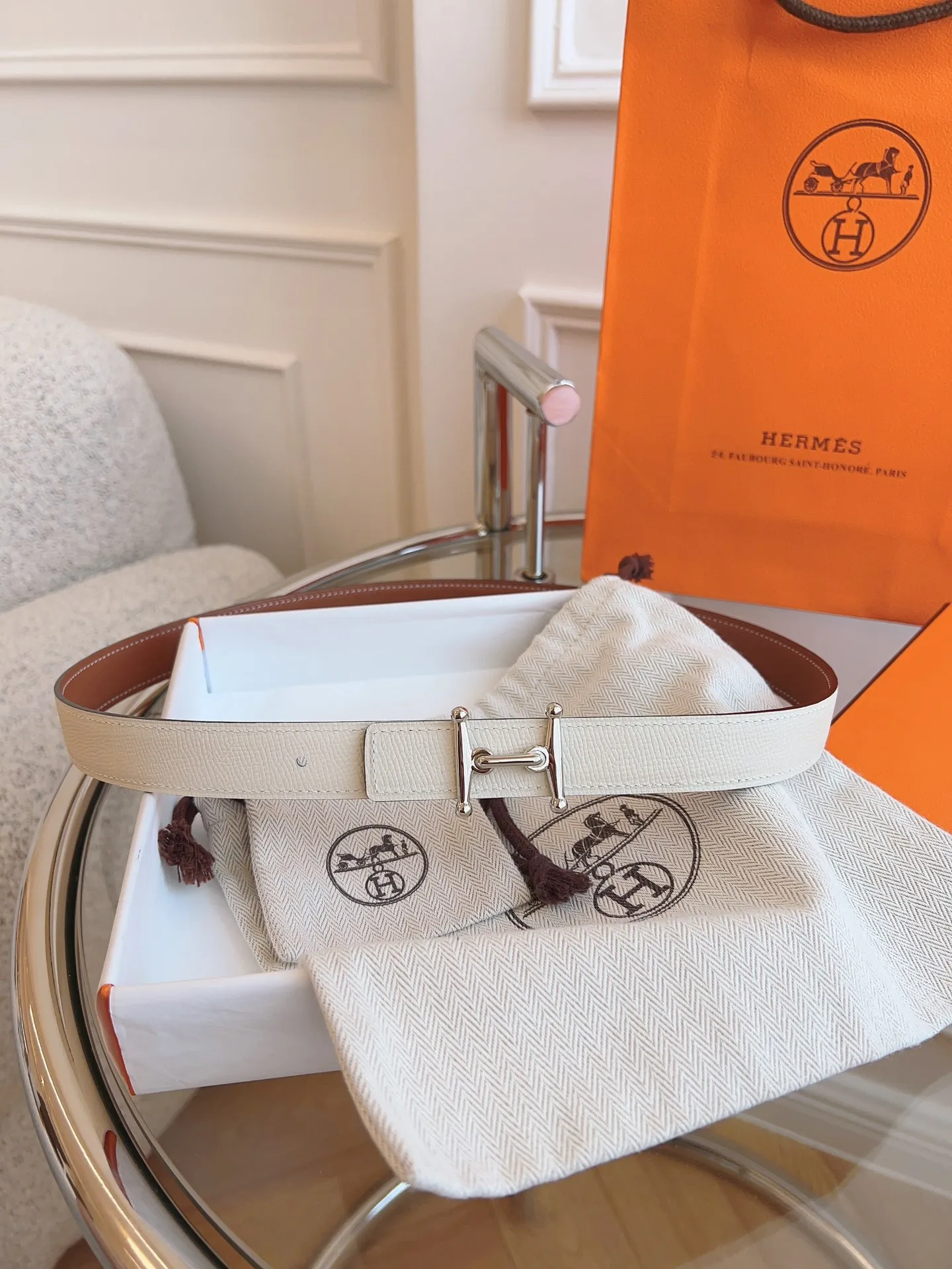 💰440💰Authentic packaging💰 💍Purchasing agent grade "HERMES"🇫🇷French original EPSOM elephant gray/all-steel hardware The quality is beyond doubt, there is no better, only the best. Size 2.4 cm