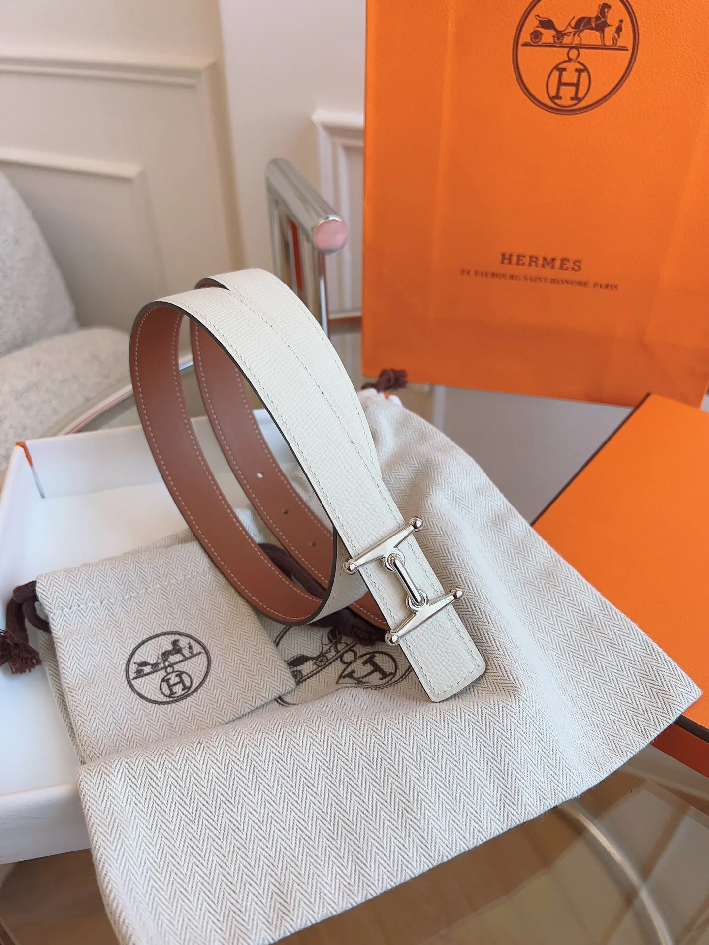💰440💰Authentic packaging💰 💍Purchasing agent grade "HERMES"🇫🇷French original EPSOM elephant gray/all-steel hardware The quality is beyond doubt, there is no better, only the best. Size 2.4 cm