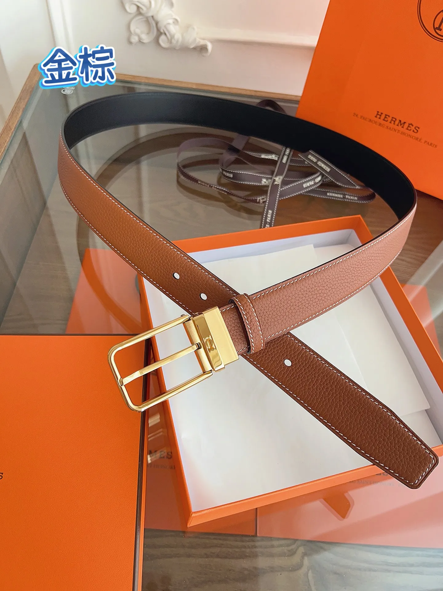💰480💰Full package💰 💍Purchasing grade Hermes HERMES⚡️🌹Latest design Purchasing quality The belt is made of imported high-quality Togo leather, with a fine steel metal traditional small pin buckle. The craftsmanship details are in place. Pay attention to details and never lose to details. Width 3.5cm
