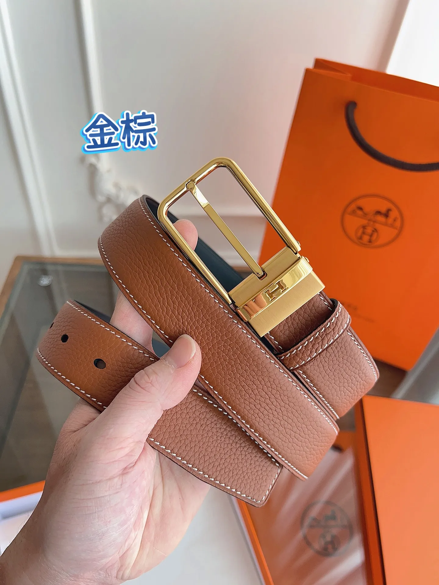 💰480💰Full package💰 💍Purchasing grade Hermes HERMES⚡️🌹Latest design Purchasing quality The belt is made of imported high-quality Togo leather, with a fine steel metal traditional small pin buckle. The craftsmanship details are in place. Pay attention to details and never lose to details. Width 3.5cm