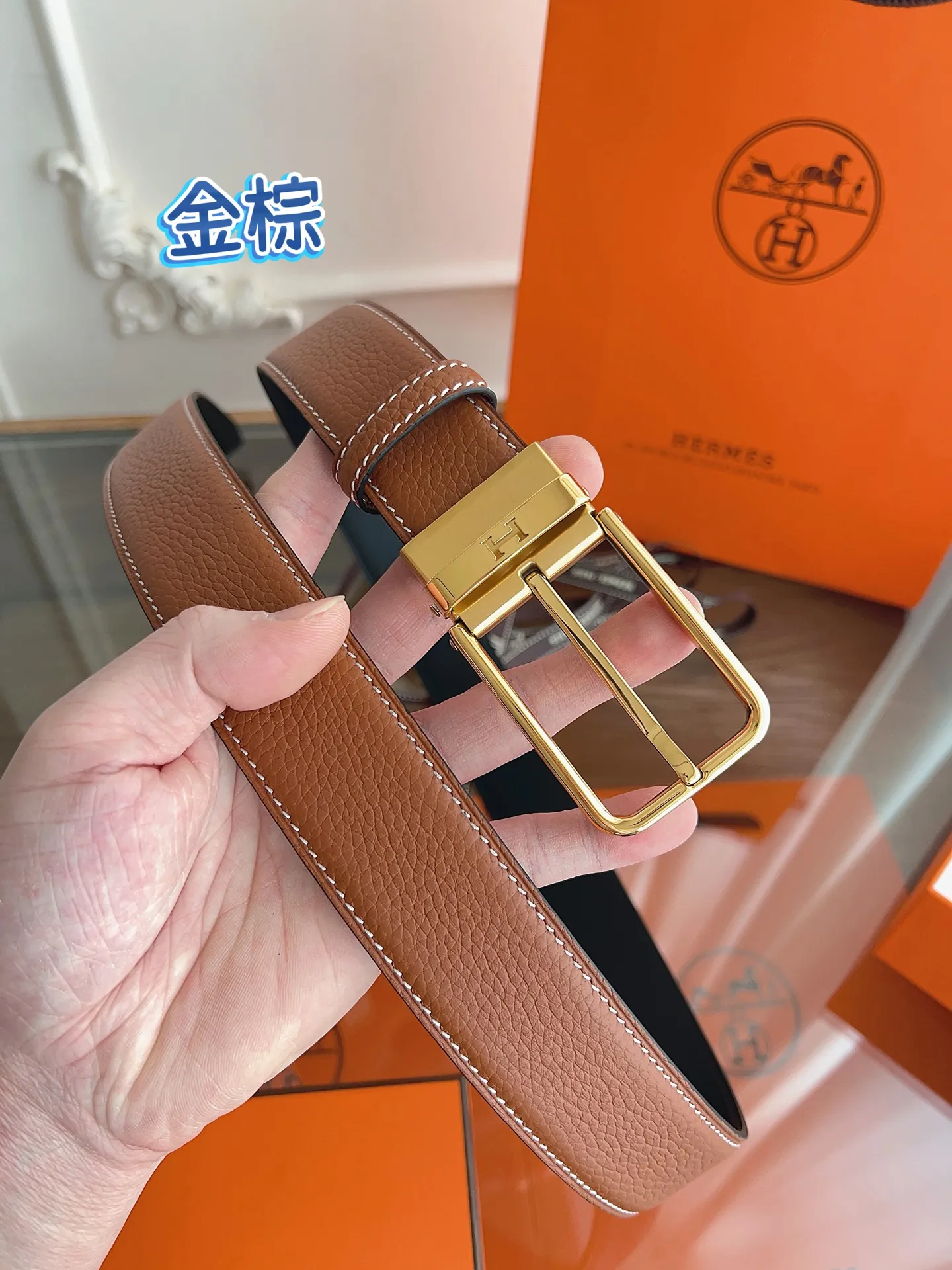 💰480💰Full package💰 💍Purchasing grade Hermes HERMES⚡️🌹Latest design Purchasing quality The belt is made of imported high-quality Togo leather, with a fine steel metal traditional small pin buckle. The craftsmanship details are in place. Pay attention to details and never lose to details. Width 3.5cm