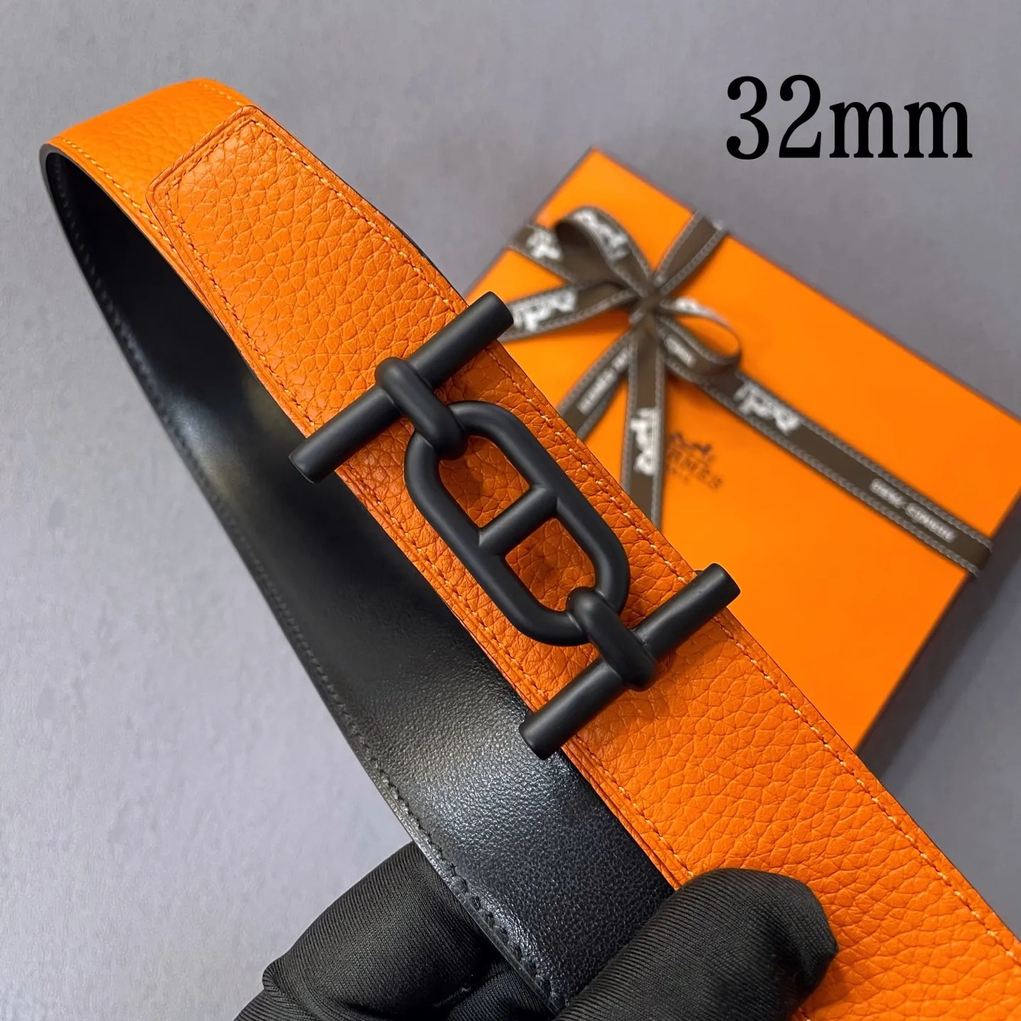 💰480💰Full set of packaging💰 💍Purchase level Hermes - 32mm width, exquisite, double-sided, original leather, with exquisite buckle, exquisite and high quality, exquisite production, detailed pictures, physical shooting, high-end luxury