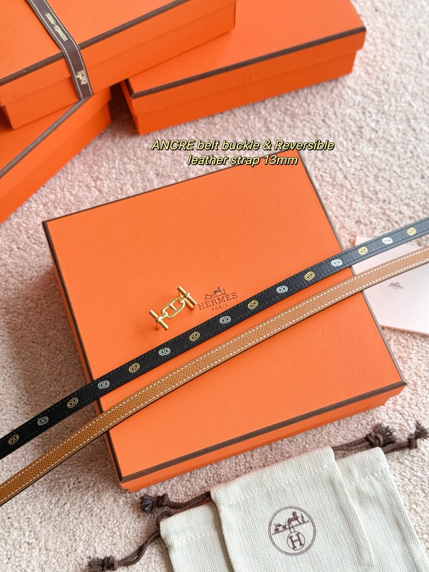 💰480💰Full set of packaging💰 💍Purchase level Hermès ❤️New style❤️ GAMMA boutique hardware with imported Epsom leather Width 13MM Hermes women's belt is highly praised for its exquisite craftsmanship, high-quality materials and classic design. It is the top choice for women's belts. It is simple and elegant. The product has a delicate feel. It is not only a practical accessory, but also adds highlights to the overall look.