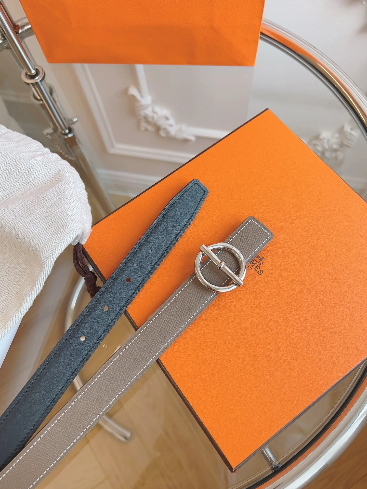 💰440💰Authentic packaging💰 💍Purchasing agent grade "HERMES"🇫🇷French original EPSOM elephant gray/all-steel hardware The quality is beyond doubt, there is no better, only the best. Size 2.4 cm
