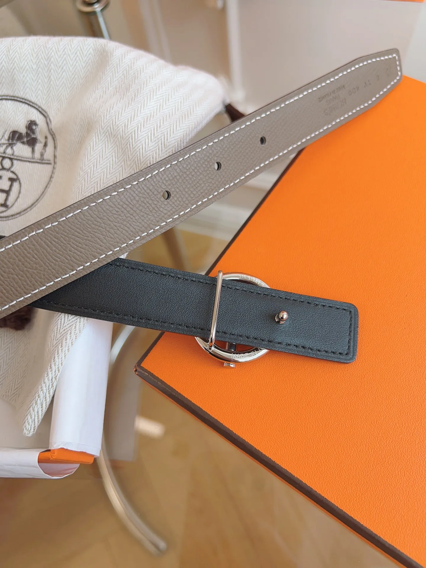 💰440💰Authentic packaging💰 💍Purchasing agent grade "HERMES"🇫🇷French original EPSOM elephant gray/all-steel hardware The quality is beyond doubt, there is no better, only the best. Size 2.4 cm