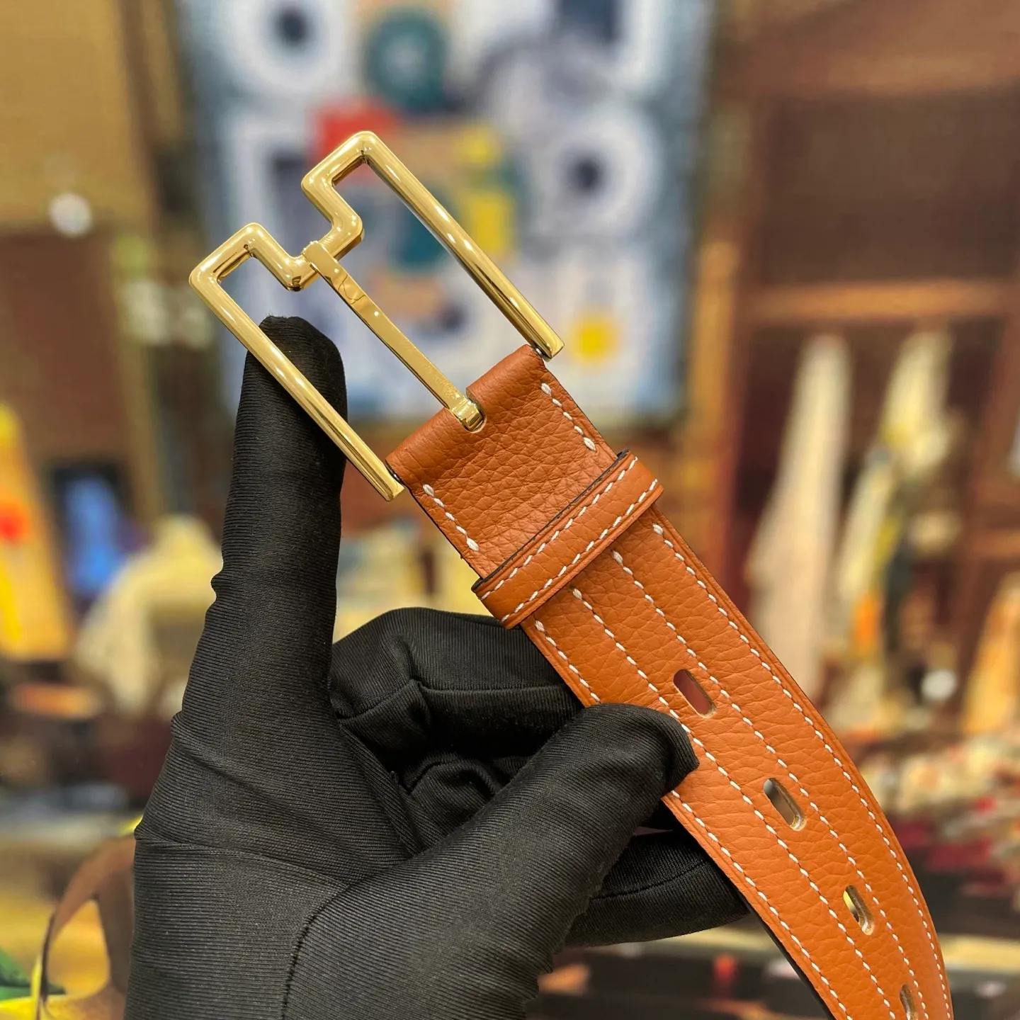💰520💰Full set of packaging💰 💍Purchase level Hermes⚡️🌹The cabinet sister recommends sharing H Width 35mm Premium double-sided original leather with boutique buckle, boutique high quality⚡️🌹Seiko production, detailed pictures, gold medal sales cabinet sister real-life shooting, high-end luxury