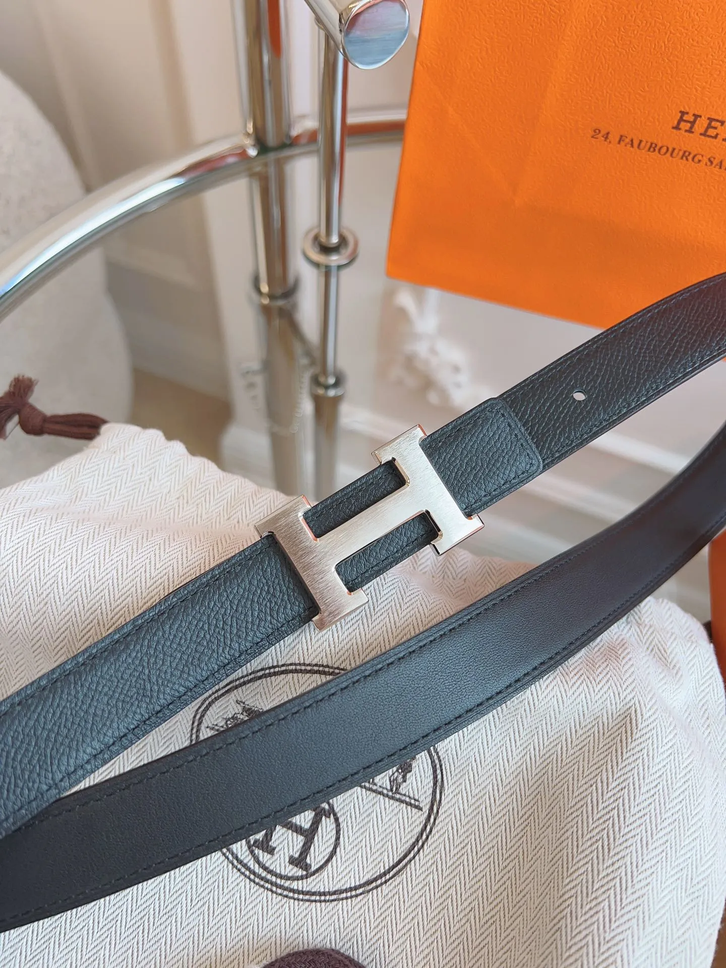 💰440💰Authentic packaging💰 💍Purchasing agent grade "HERMES"🇫🇷French original EPSOM elephant gray/all-steel hardware The quality is beyond doubt, there is no better, only the best. Size 2.4 cm