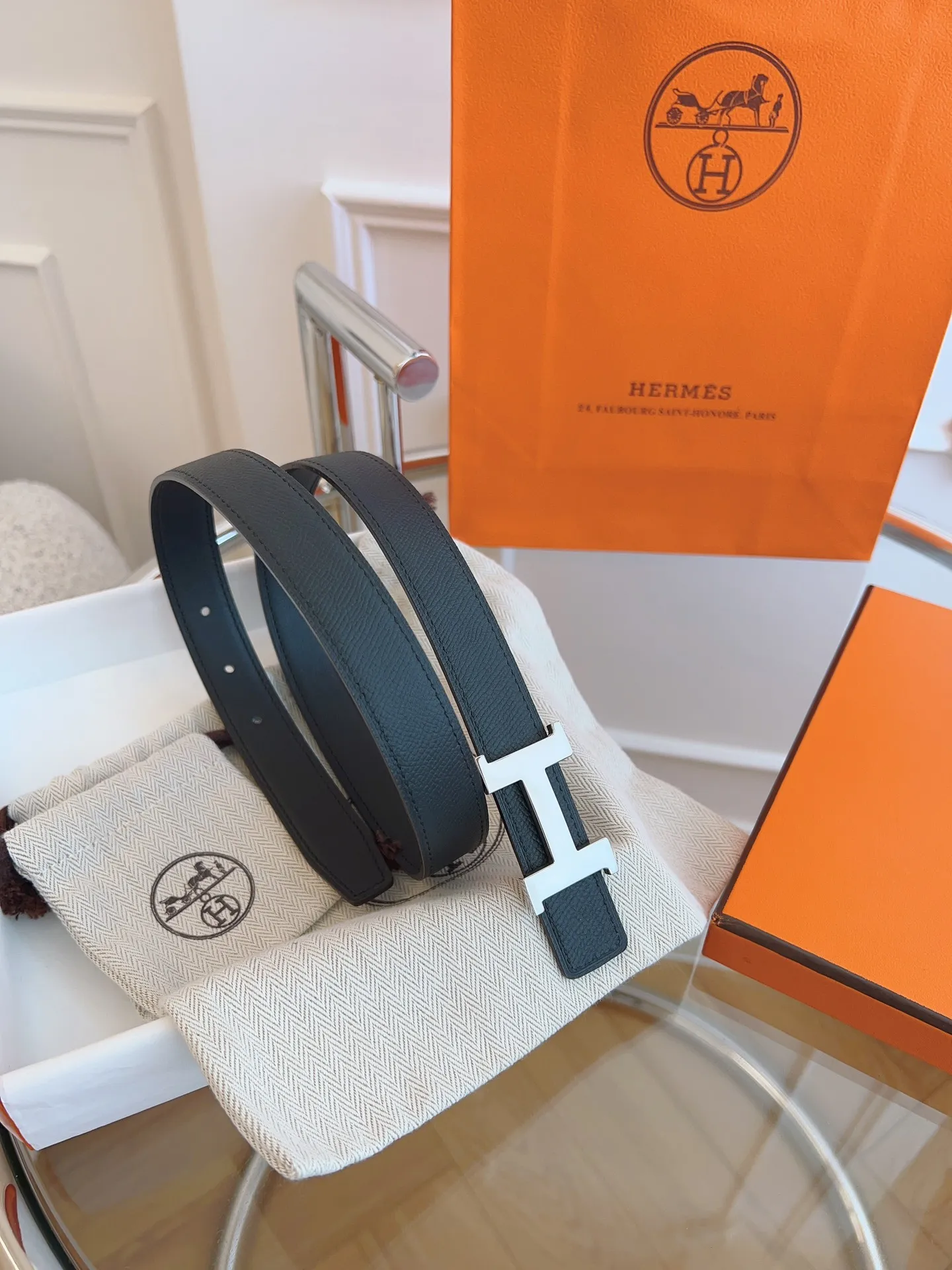 💰440💰Authentic packaging💰 💍Purchasing agent grade "HERMES"🇫🇷French original EPSOM elephant gray/all-steel hardware The quality is beyond doubt, there is no better, only the best. Size 2.4 cm