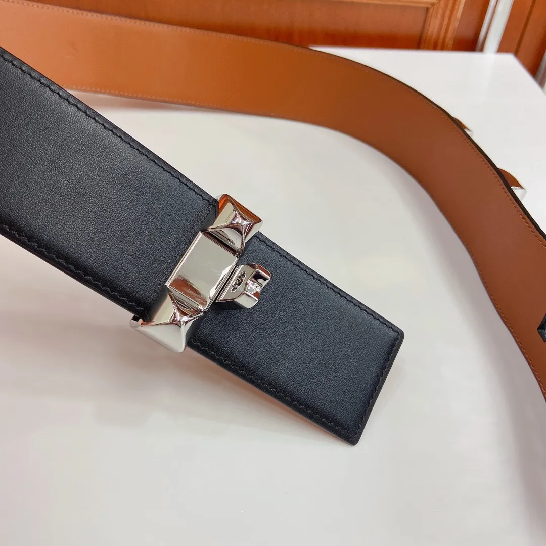 💰680💰Full package💰 💍Purchasing-grade Hermes HERMES 45mm belt and girdle, fine hardware, with plain calfskin, 5-hole adjustment. Sizes 75€ to 100€