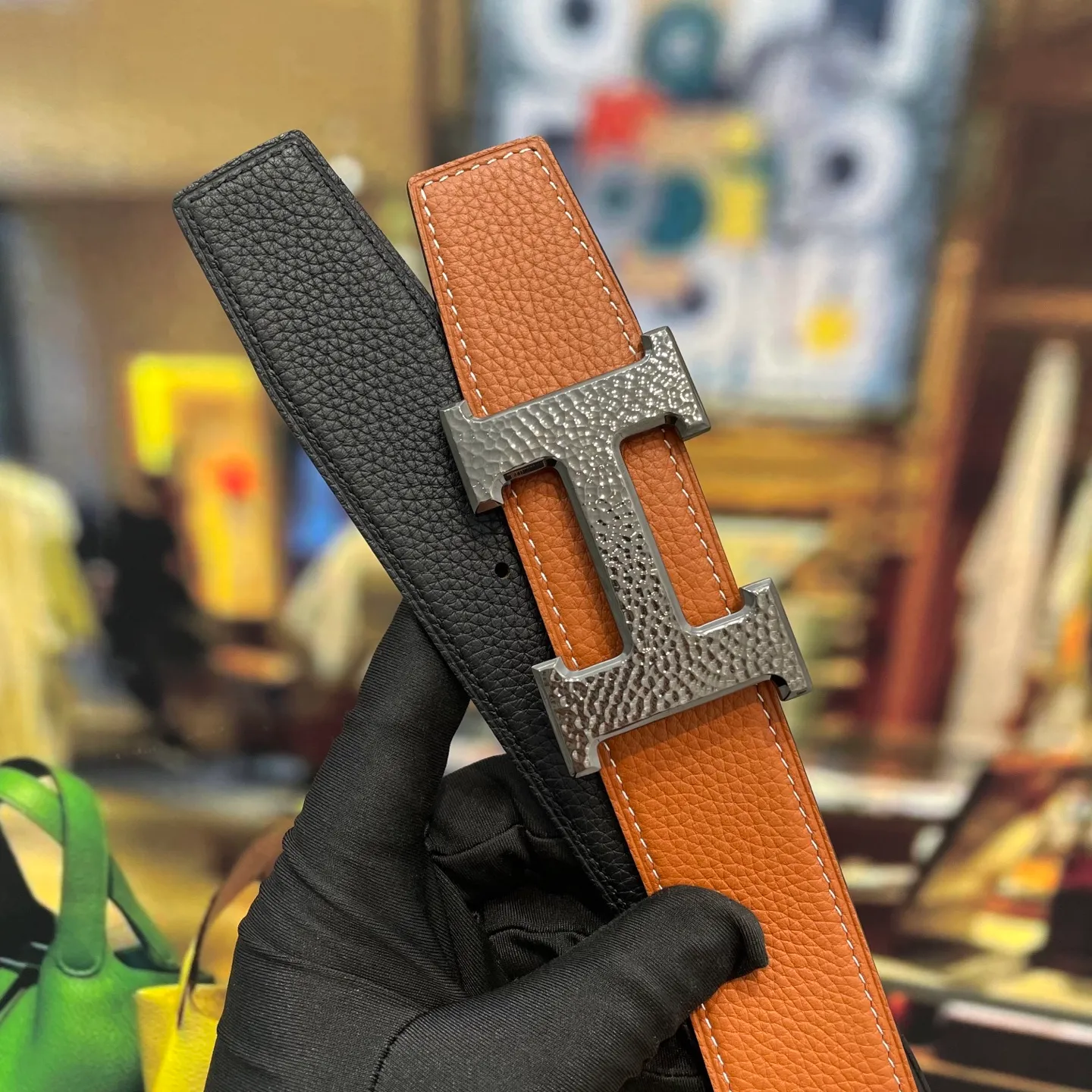 💰480💰Full set of packaging💰 💍Purchase level Hermes-🆕 🔥 Width 38mm high-quality double-sided original leather with high-quality buckles, high-quality steel buckles, precision production, detailed pictures, physical shooting, high-end luxury