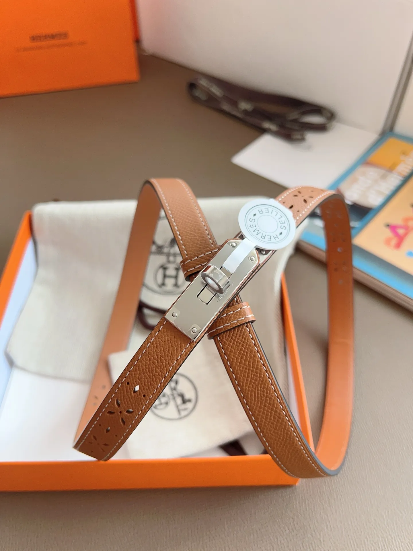 💰498💰Full package💰 💍Purchase level Hermès "HERMES" upgraded version 2025, brand new semi-handmade Kelly belt colors are black/gold/elephant gray/white/etc., original EPSOM leather, quality is beyond doubt