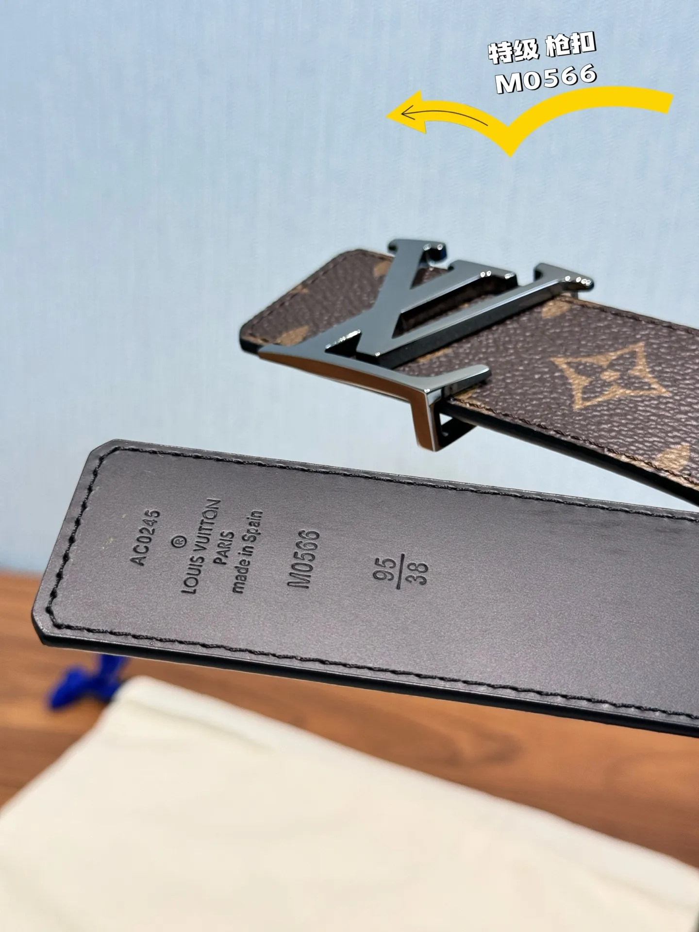 💰440💰Full set of packaging💰 💍Purchase grade LV⚡️🌹Latest version at the counter Original custom base leather Genuine developed leather 4.0cm perfect💯