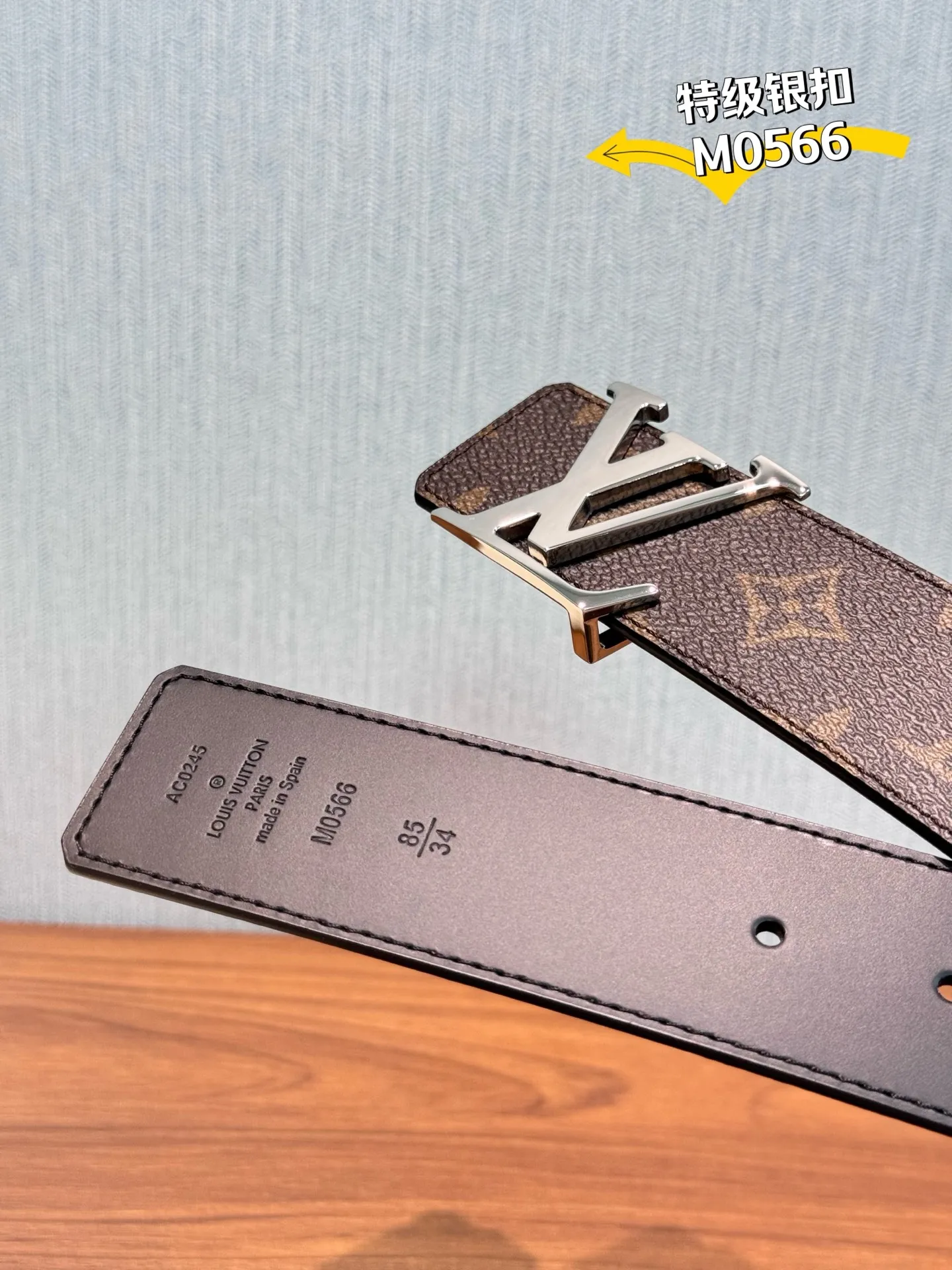 💰440💰Full set of packaging💰 💍Purchase grade LV⚡️🌹Latest version at the counter Original custom base leather Genuine developed leather 4.0cm perfect💯