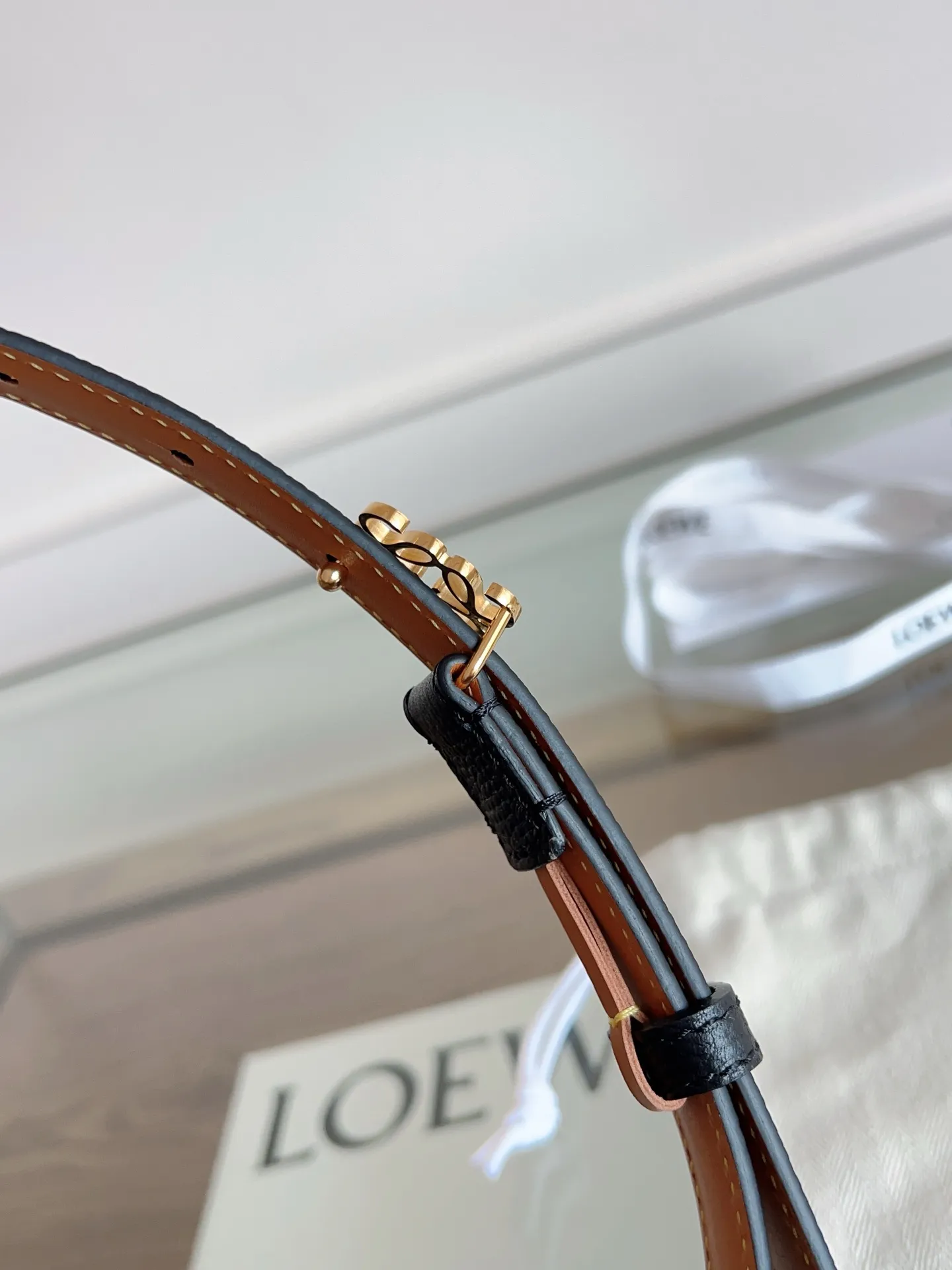 💰480💰Full package💰 💍Purchasing-grade LOEWE🇪🇸Spain original leather, pebbled brown cowhide. There is no doubt about the quality. There is no better, only the best. Size 2 cm