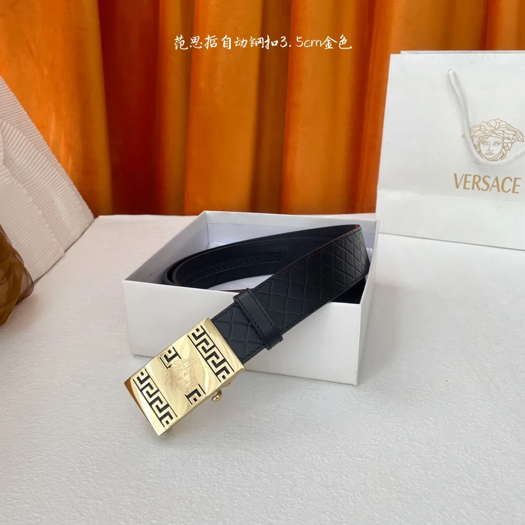 💰460💰Full package💰 💍Purchasing-grade Versace imported calfskin, delicate and soft to the touch, with pure steel automatic boutique buckle, a must-have for men! Width: 3.5cm