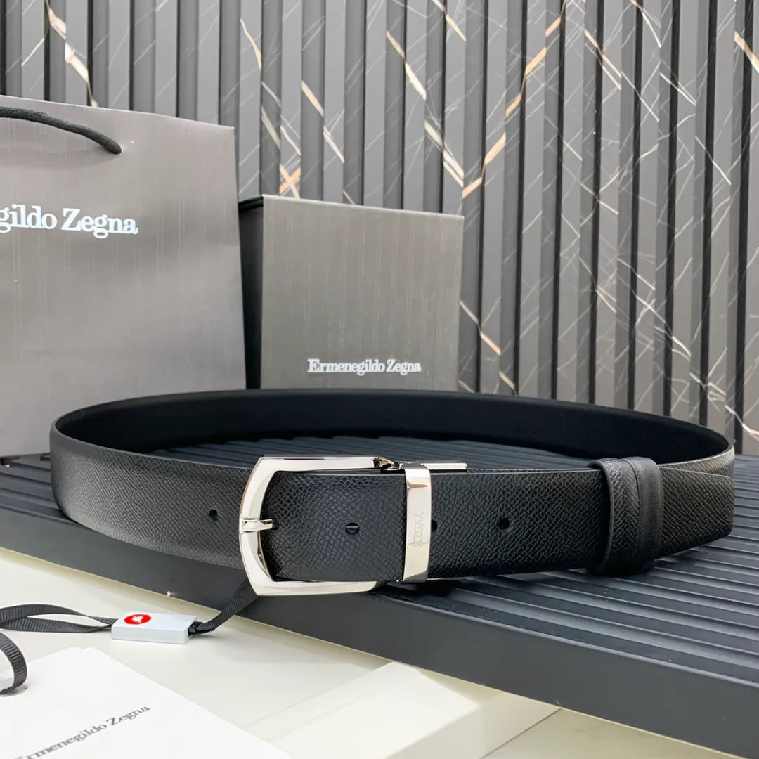 💰480💰Full package💰 💍Purchase level Ermenegildo Zegna EZ model 🌤Counter synchronization Double-sided usable Made in Italy Soft and comfortable feel Adjustable length Belt width 3.5cm💫