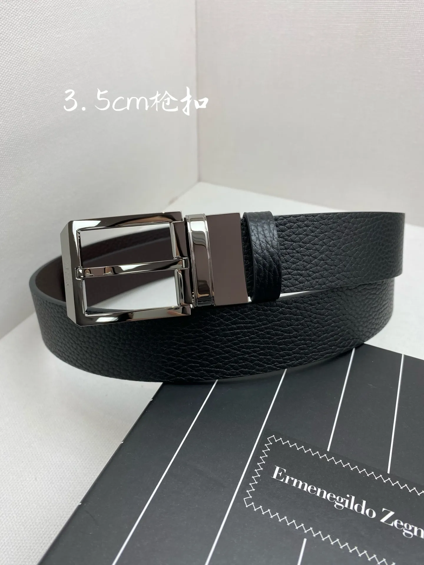 💰440💰Full package💰 💍Purchasing agent Zegna⚡️🌹Men's belt - width 35MM 316 quality buckle Seikoly crafted imported calfskin Unique design process Soft to the touch Can be cut