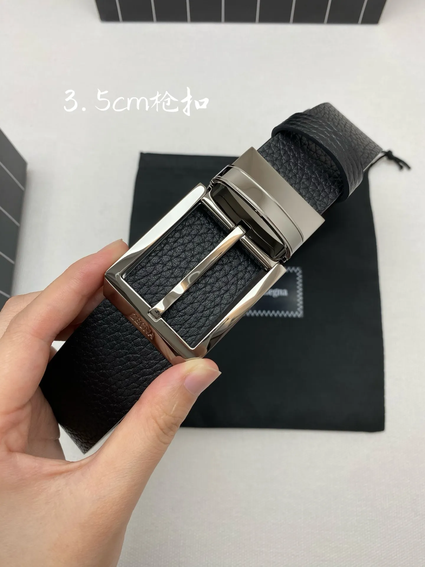 💰440💰Full package💰 💍Purchasing agent Zegna⚡️🌹Men's belt - width 35MM 316 quality buckle Seikoly crafted imported calfskin Unique design process Soft to the touch Can be cut