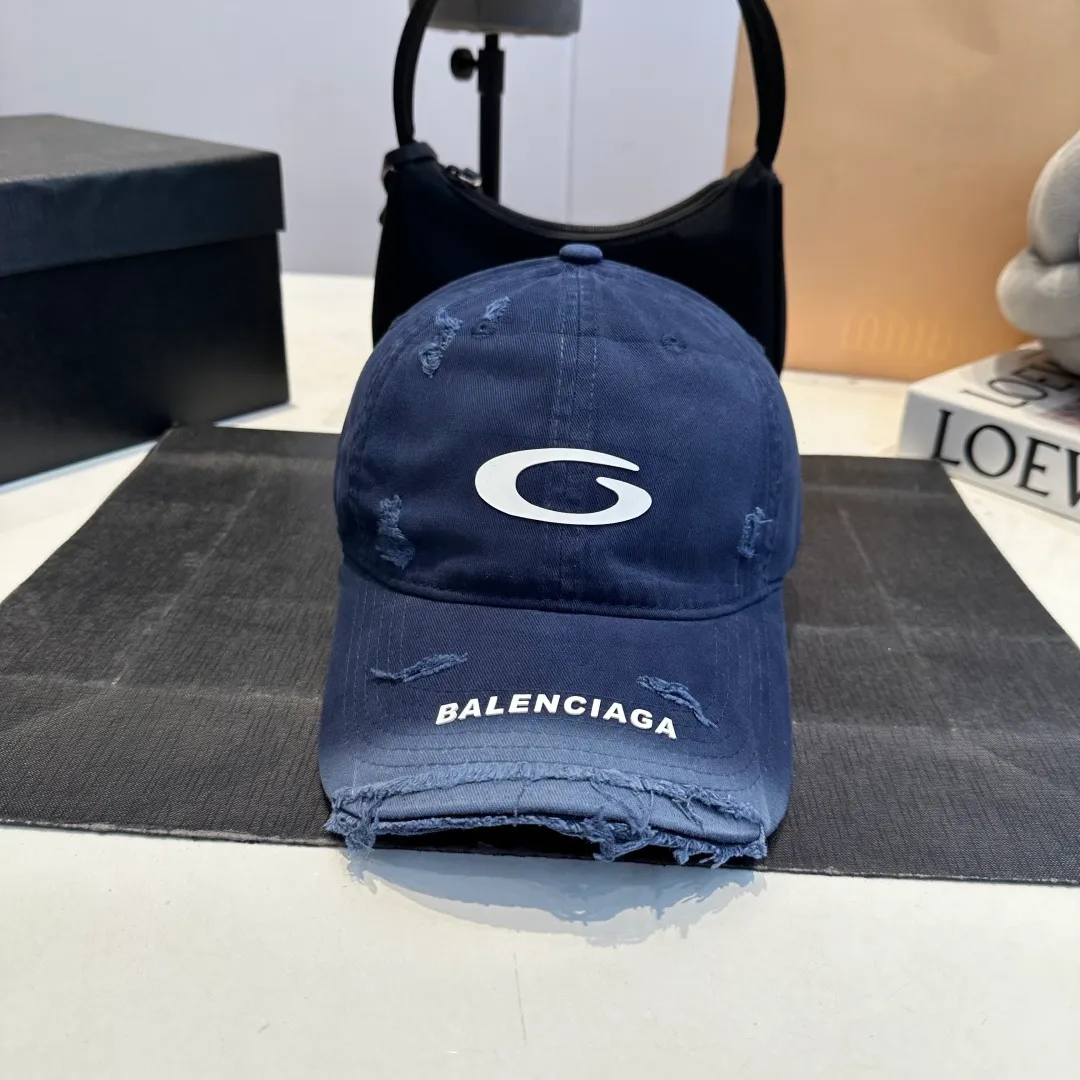 P56 BALENCIAGA Balenciaga's new washed baseball cap, cool colors, different styles for men and women, the first batch will be shipped first!