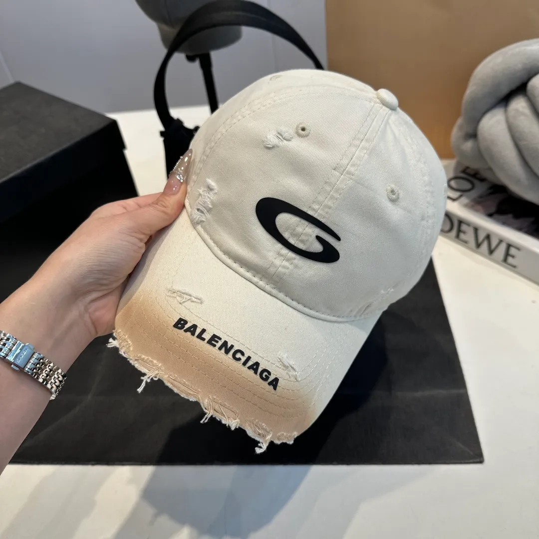 P56 BALENCIAGA Balenciaga's new washed baseball cap, cool colors, different styles for men and women, the first batch will be shipped first!