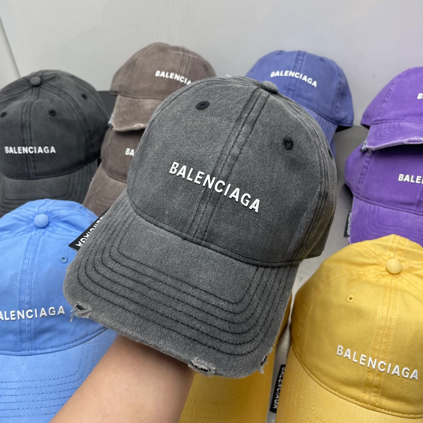 Private message for price inquiry! Balenciaga distressed baseball cap