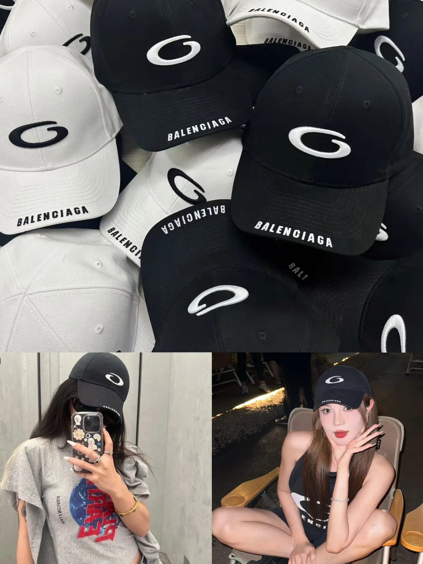 High version B Balenciaga baseball cap