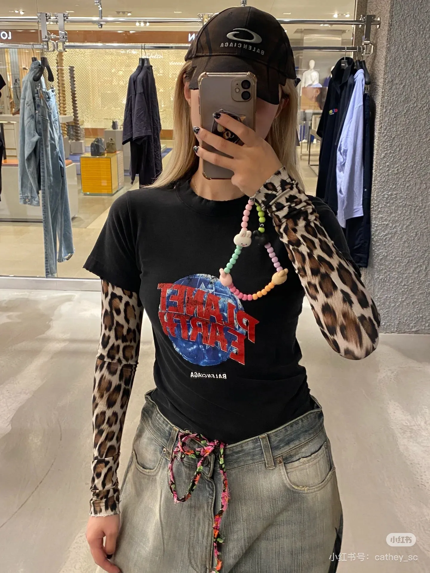 High version B Balenciaga baseball cap