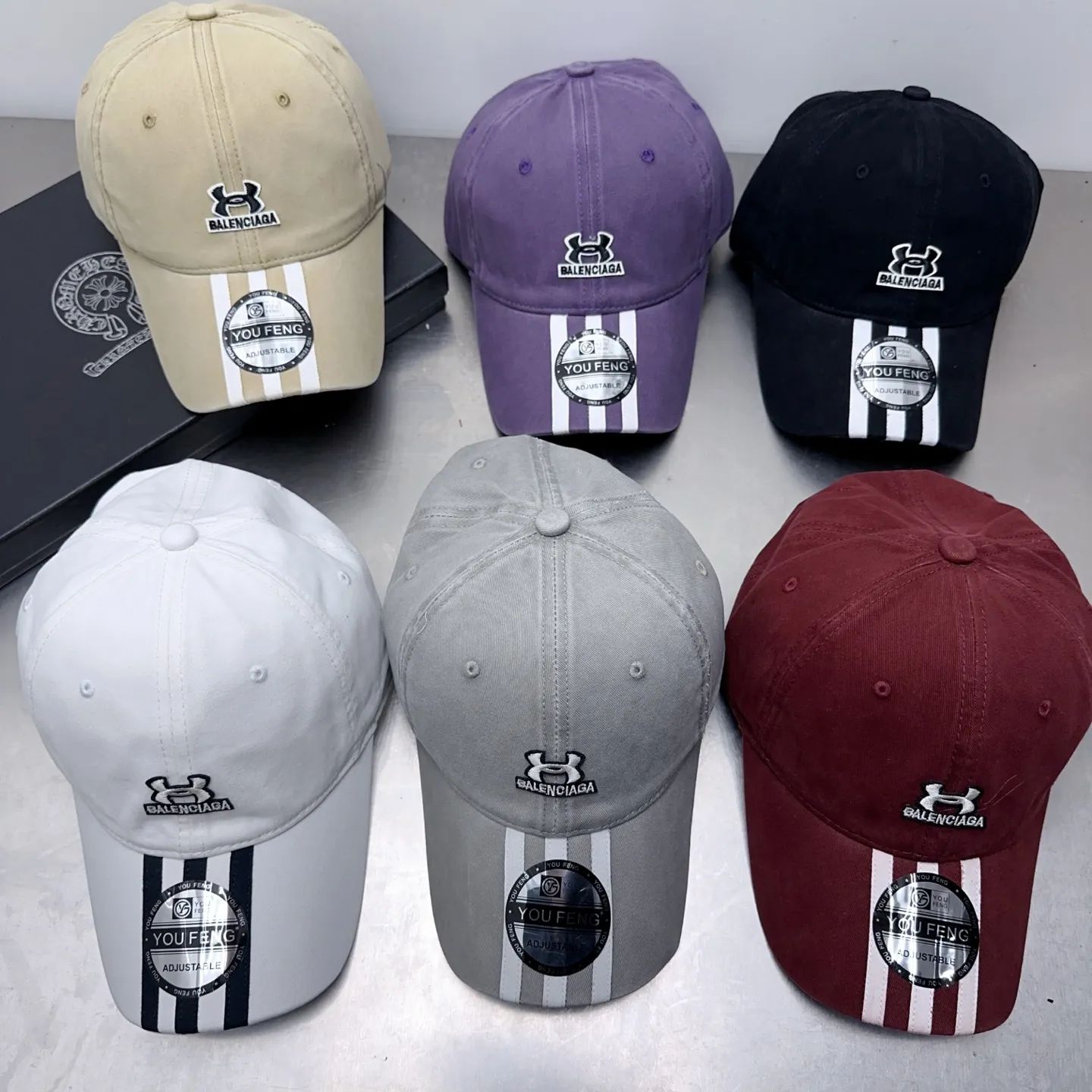 Paris-based washed baseball cap