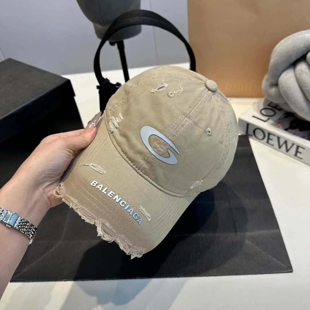 P56 BALENCIAGA Balenciaga's new washed baseball cap, cool colors, different styles for men and women, the first batch will be shipped first!