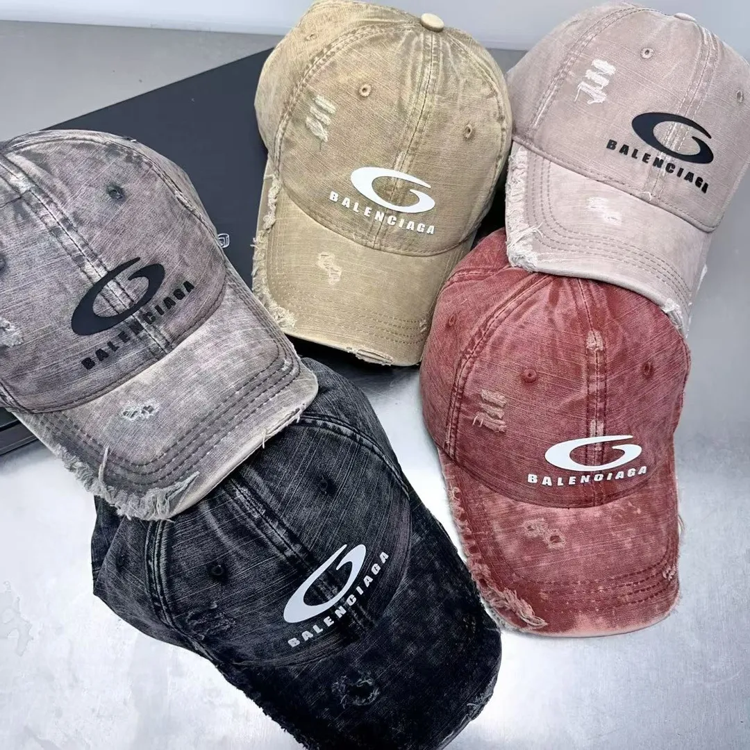 Private message for price inquiry! Early spring style Balenciaga distressed hole baseball cap