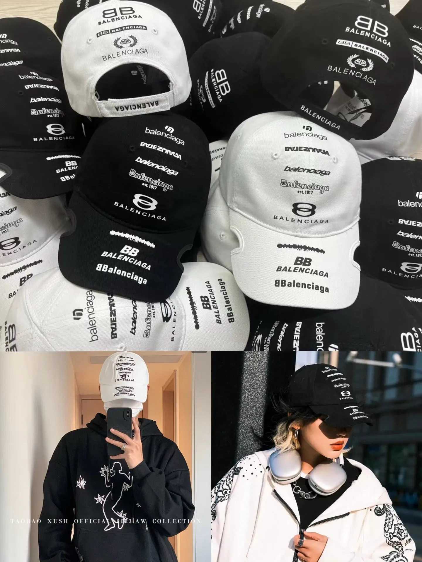 High version Balenciaga baseball cap