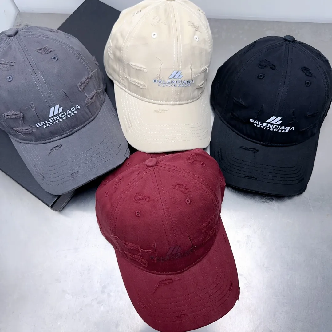 Welcome to inquire, spring and summer style Balenciaga ripped baseball cap