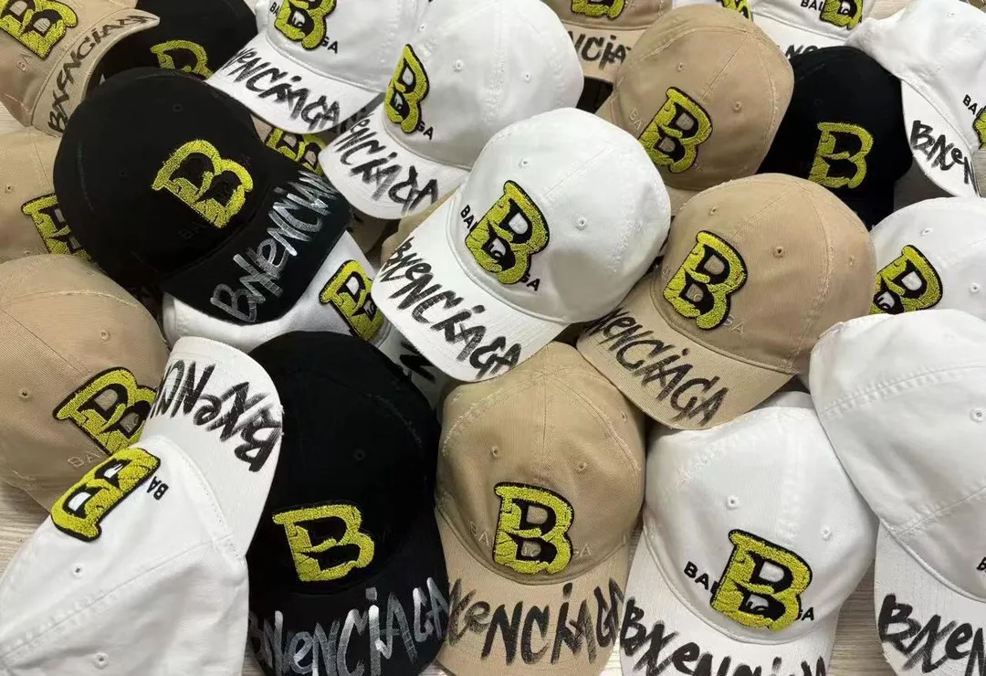Balenciaga hand-painted high version baseball cap