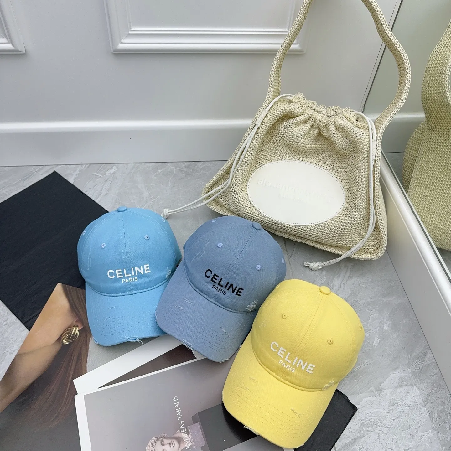 CELINE 🌈 New Baseball Cap Summer Dopamine Various Colors Super Series‼ ️