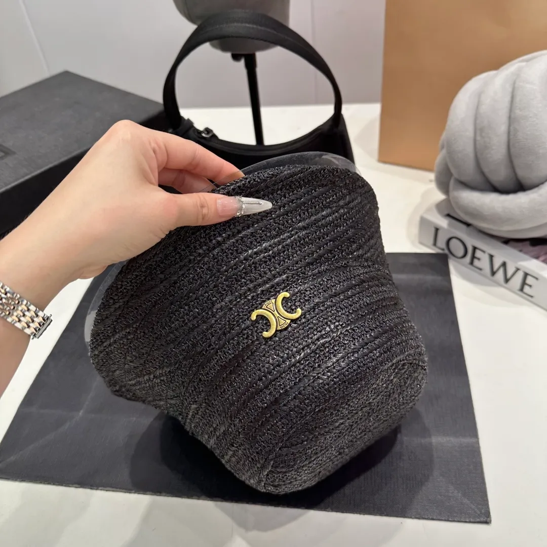 P60 Celine new straw hat, head circumference 57cm