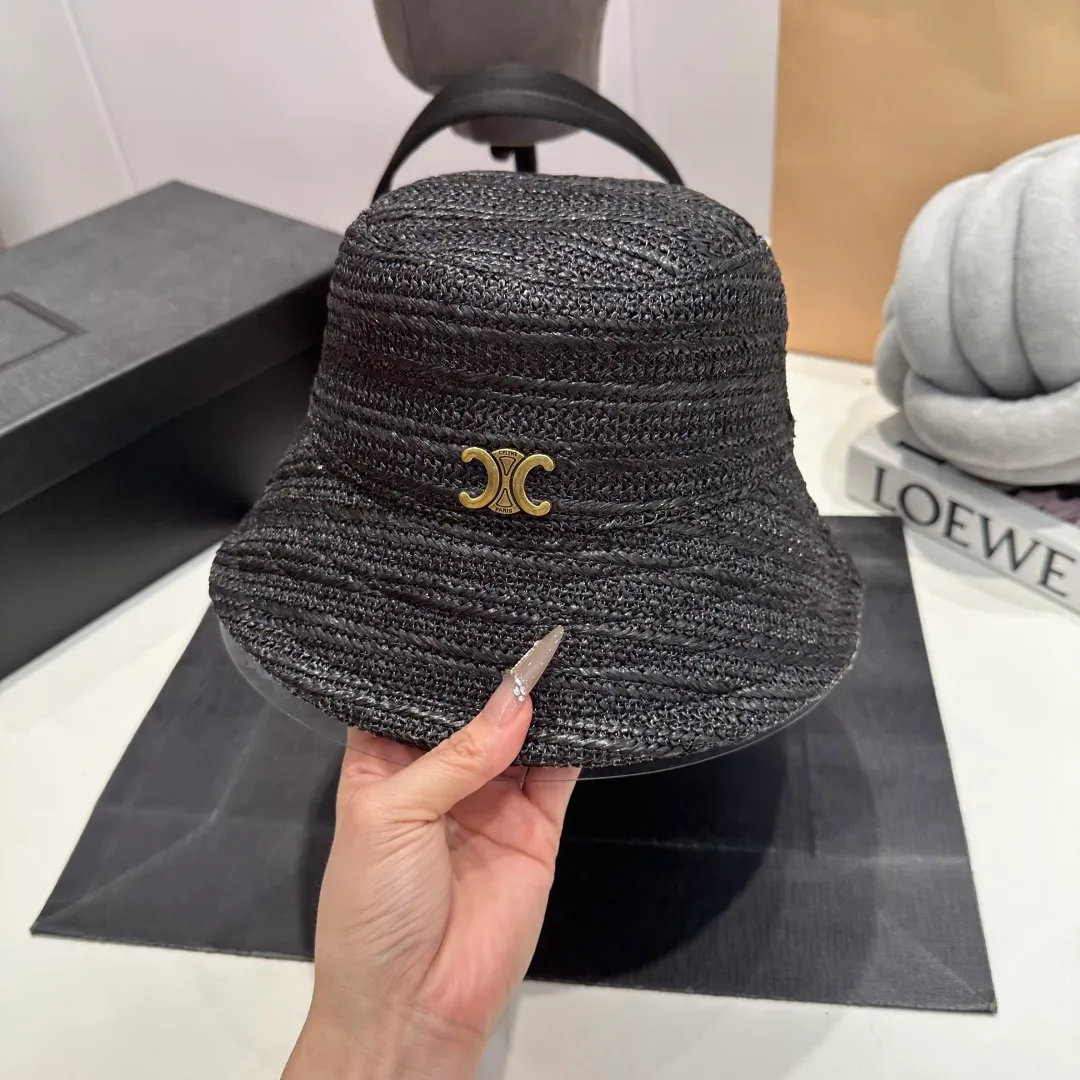 P60 Celine new straw hat, head circumference 57cm