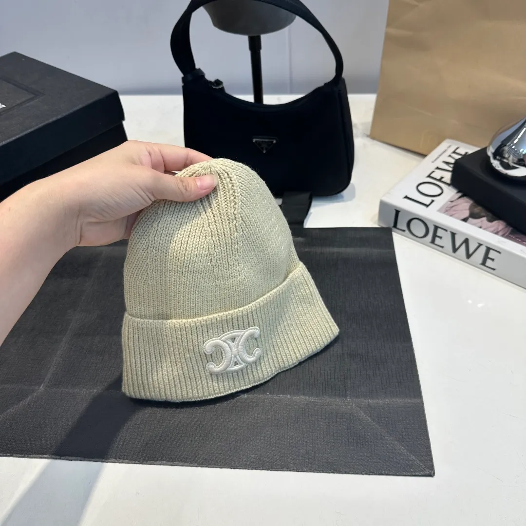 P60 Celine Celine 2025 autumn and winter new wool hat, knitted hat for men and women