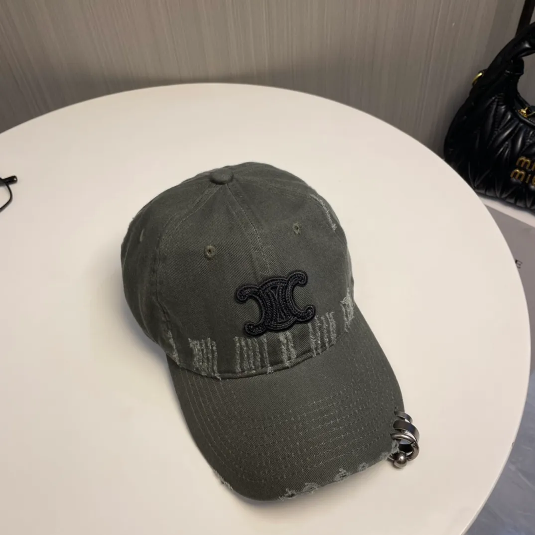 P70💛 Comes with dust bag [CELINE Celine] 2024 new simple baseball cap, new model shipped, big brand style is super easy to match, hurry up and get it!