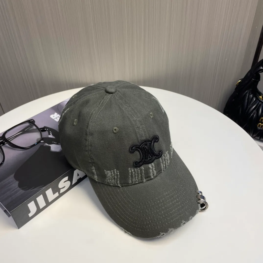 P70💛 Comes with dust bag [CELINE Celine] 2024 new simple baseball cap, new model shipped, big brand style is super easy to match, hurry up and get it!