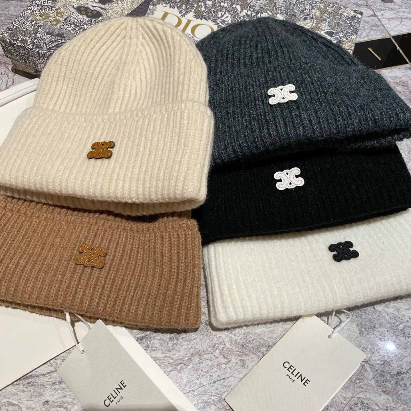 CELINE knitted hat