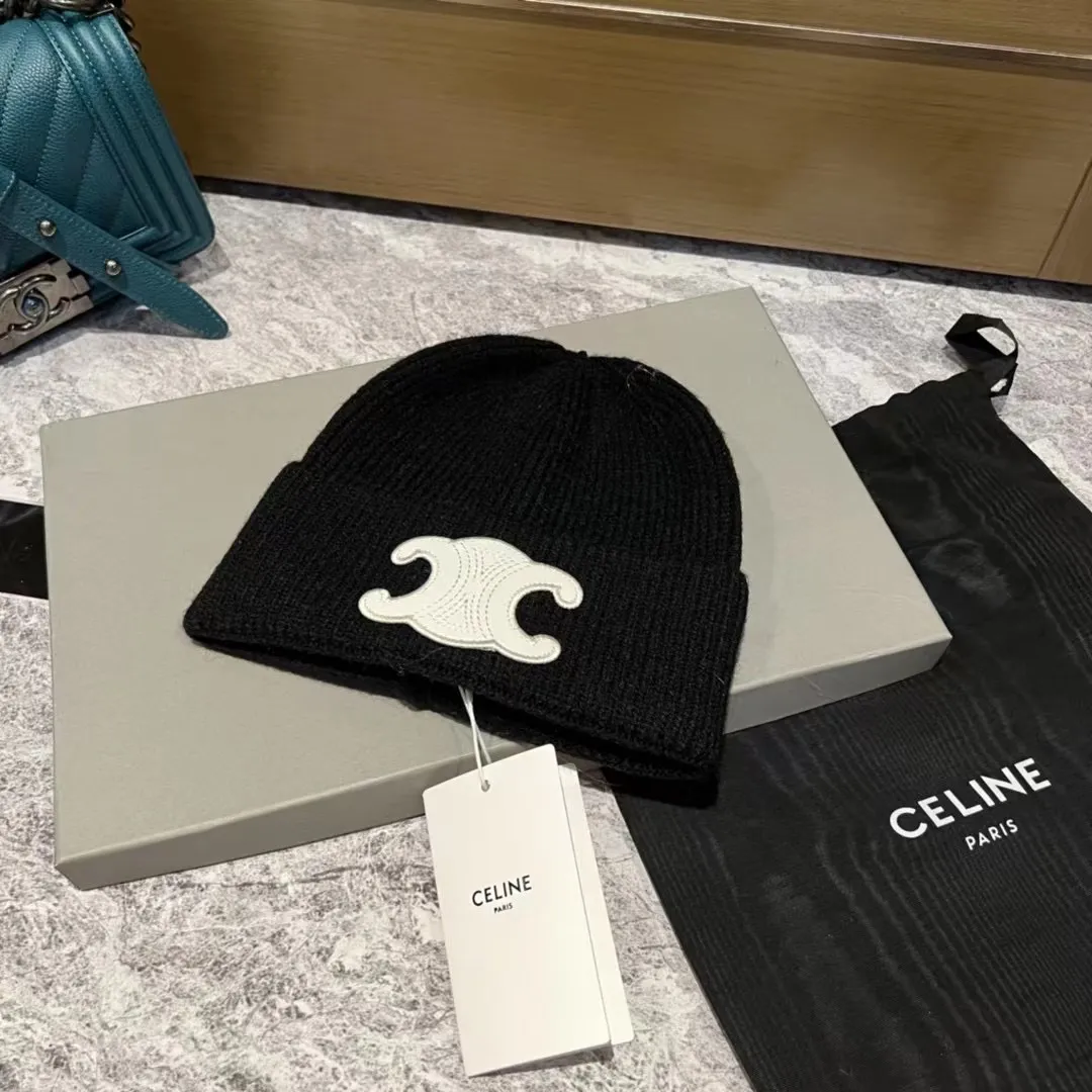 Celine cashmere knit hat